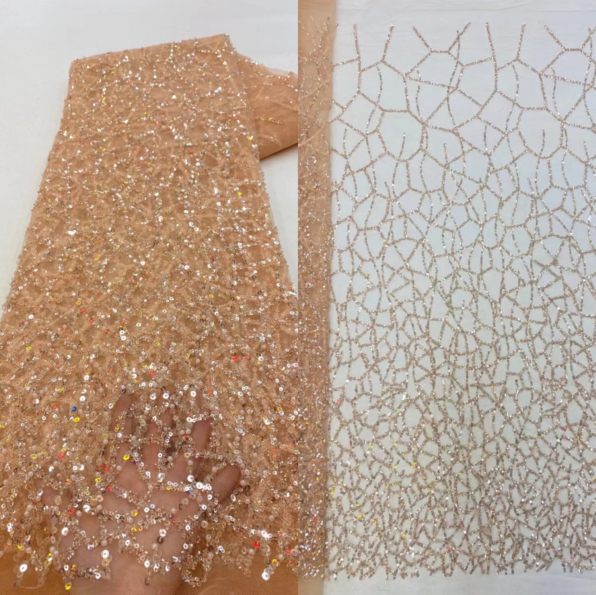 Web lace shop fabric