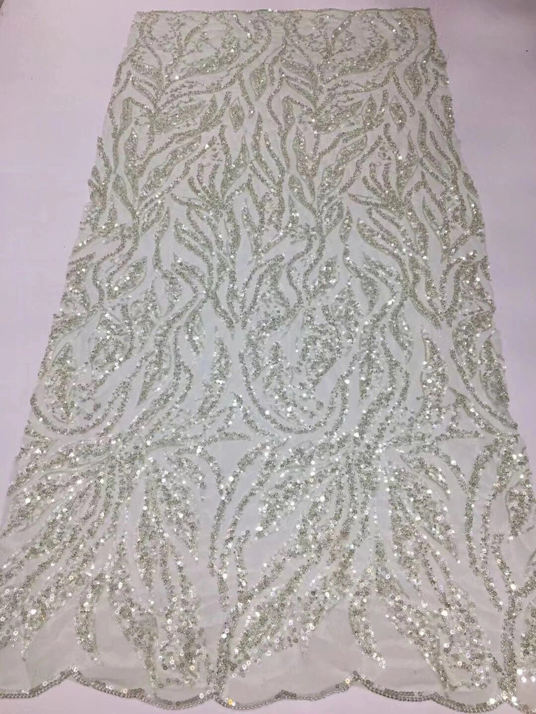 5 YARDS / 9 COLORS / Abstract Geometric Embroidery Mesh Lace / Dress Fabric - Classic & Modern