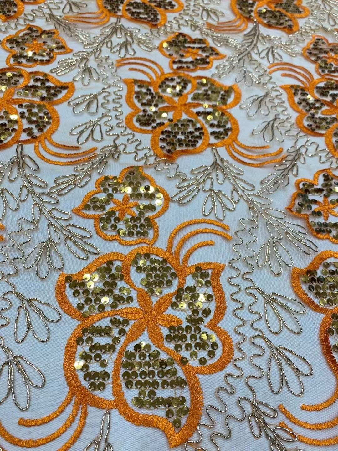 5 YARDS / 10 COLORI / Tessuto per abiti da cerimonia nuziale da sposa in pizzo scintillante con paillettes e perline ricamate Aveline
