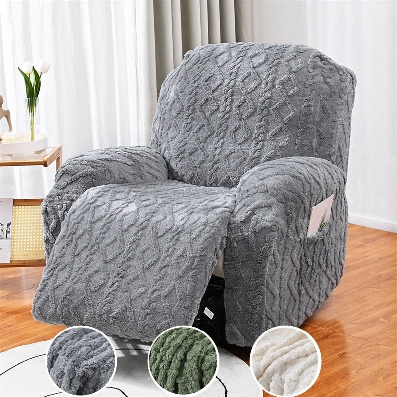 4 COLORS / 2 SIZES / Quilted Armchair Recliner Cover Couch Protector Sofa Throw For Couches Sectional Slipcover