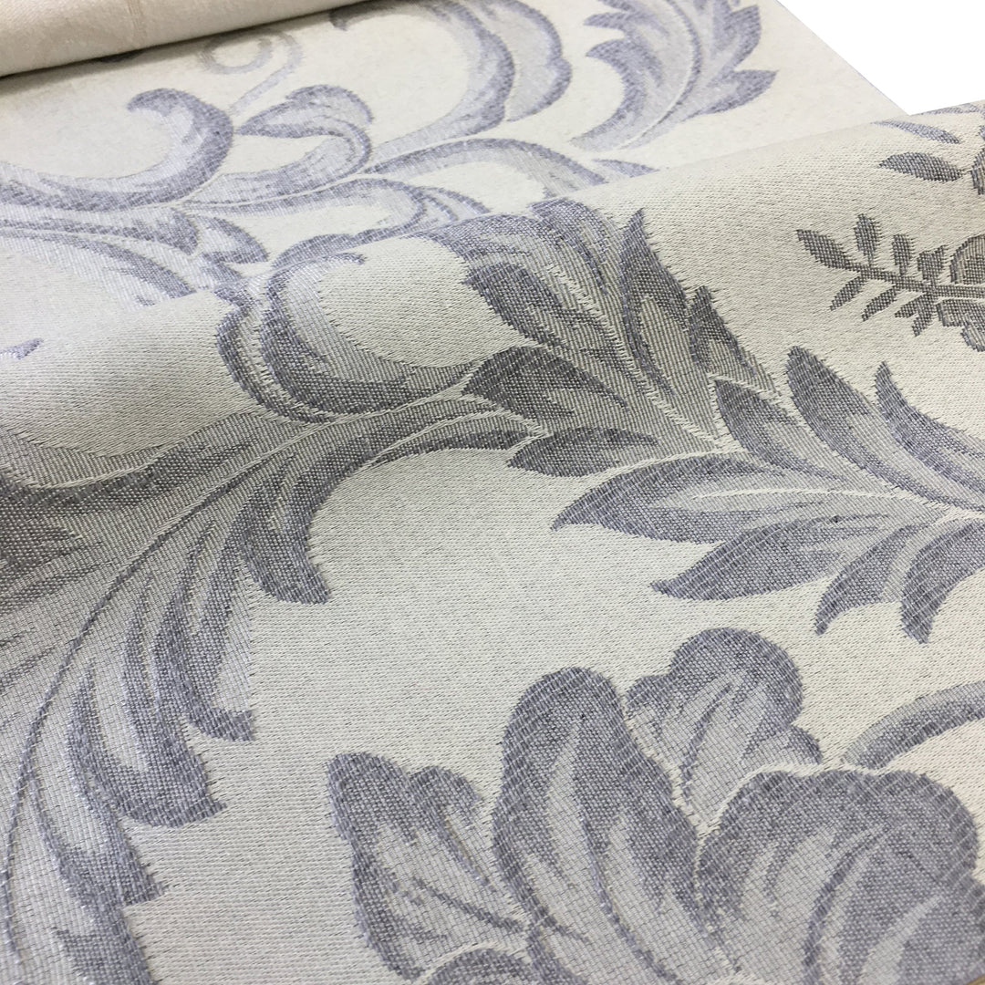ADINA Taupe Grey Jacquard Fabric - Classic & Modern