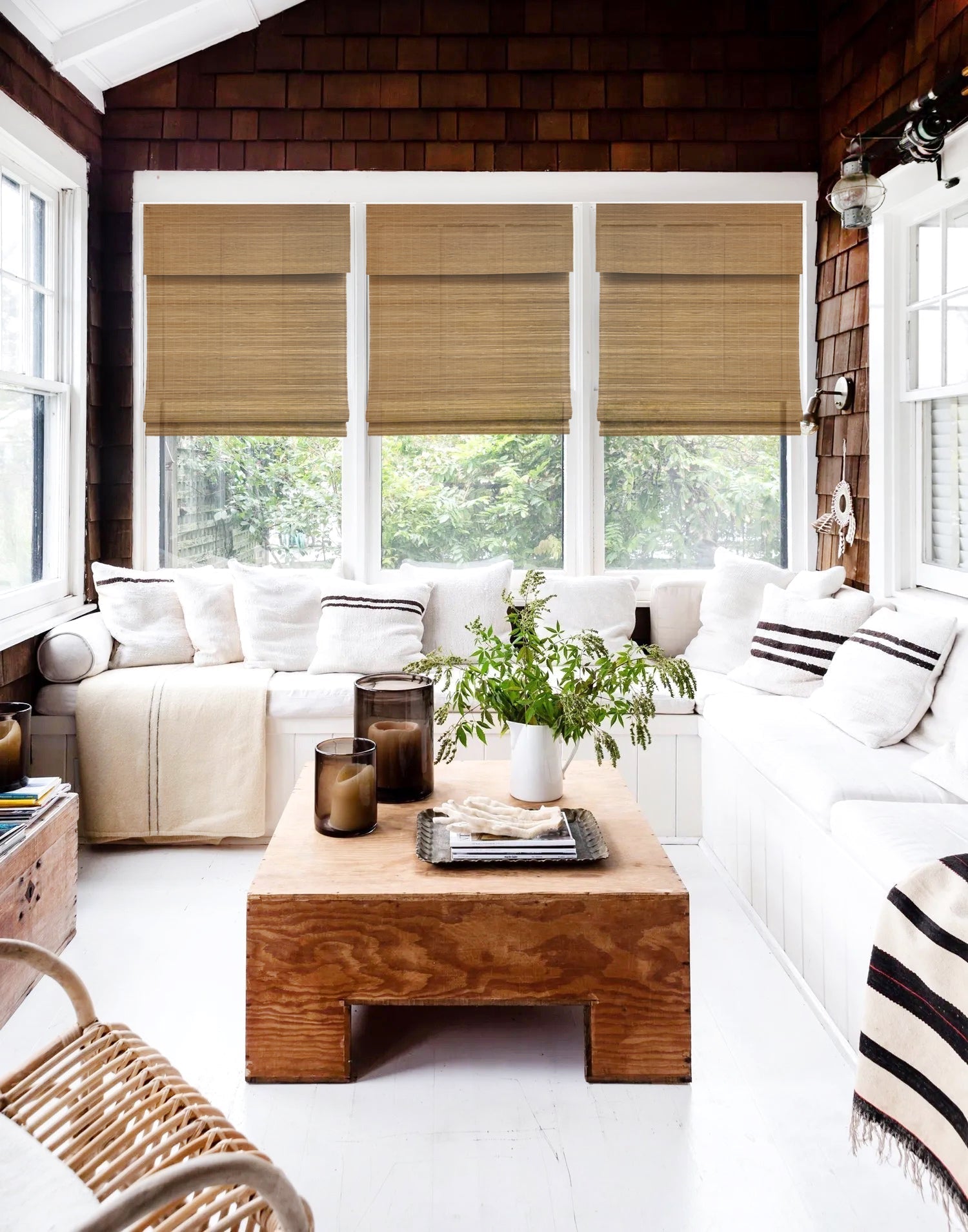 Rattan blinds on sale