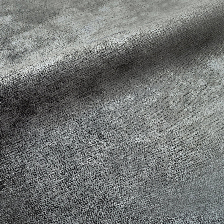 Dark Gray Soft Chenille Velvet Solid Tone on Tone Fabric - Classic Modern Fabrics