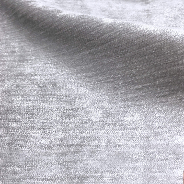 Gray Soft Chenille Velvet Solid Tone on Tone Fabric - Classic Modern Fabrics