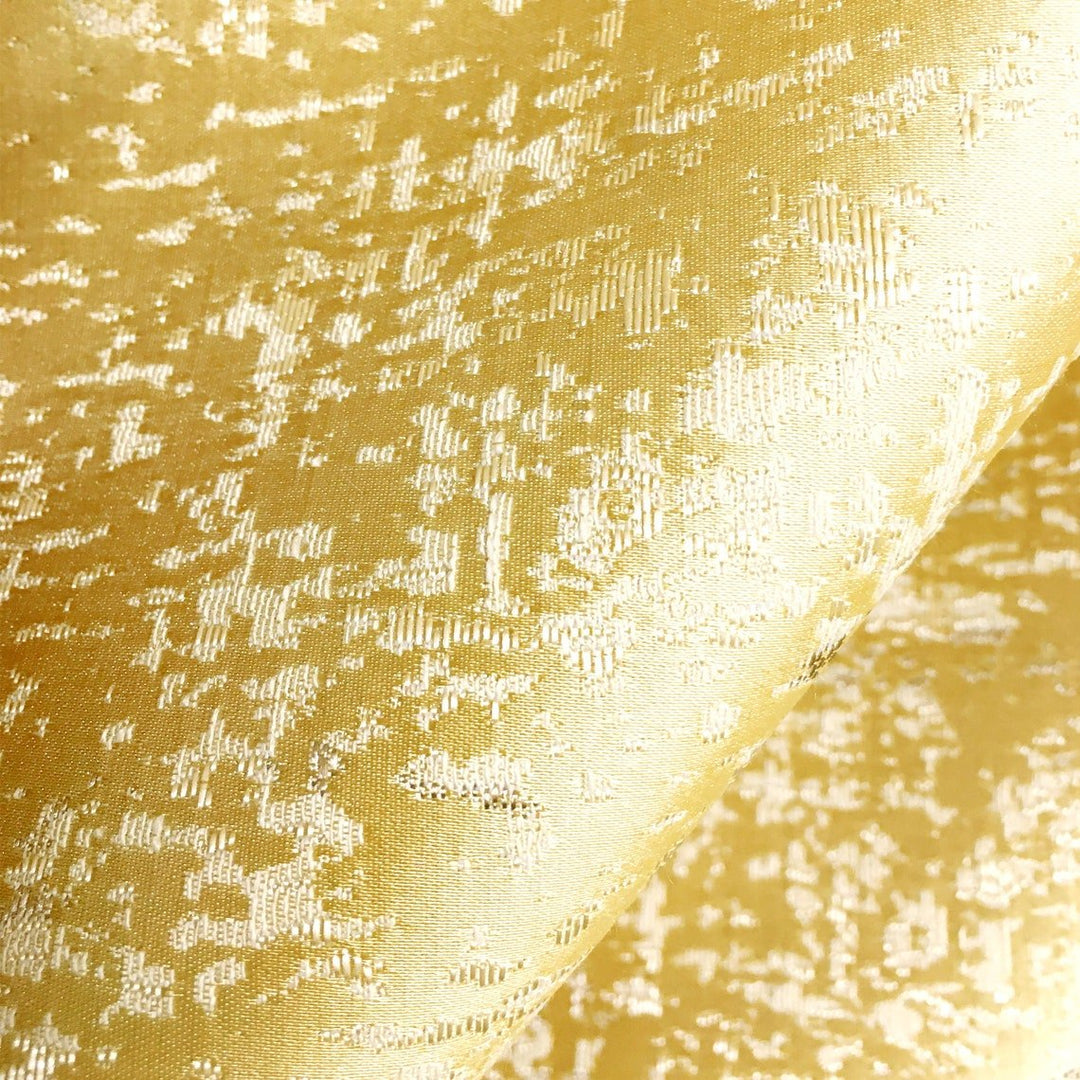 Gold, Solid Jacquard Woven Upholstery Grade Fabric By The Yard