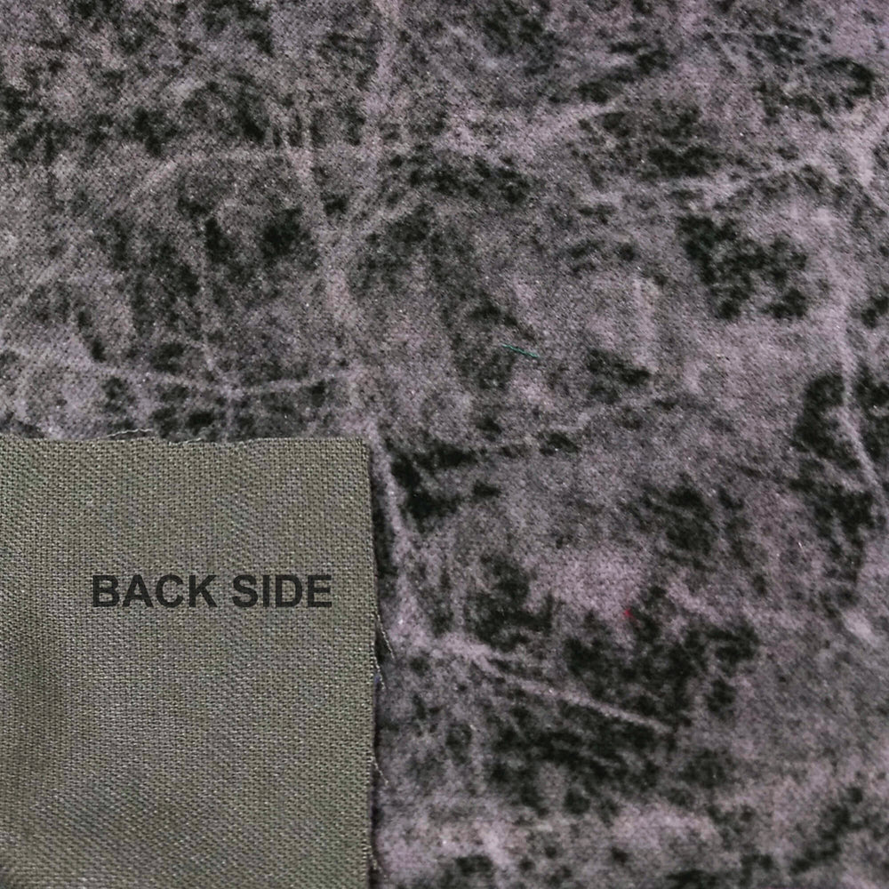 Marble Velvet Dark Green Abstract Upholstery Fabric - Classic & Modern