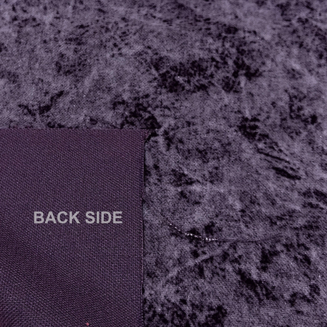 Upholstery Crushed Velvet Purple