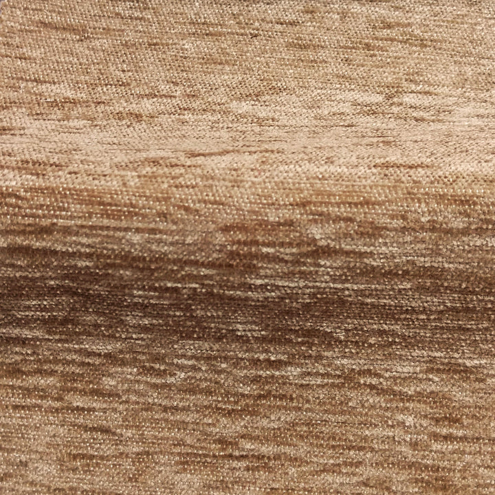 SERA Beige Brown Solid Textured Chenille Woven Fabric - Classic & Modern
