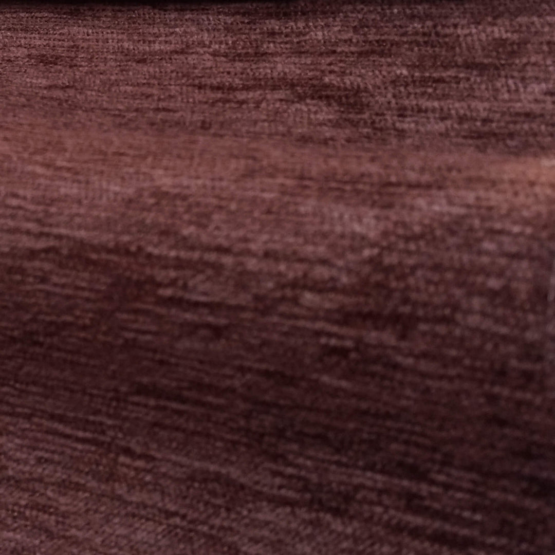 SERA Dark Brown Solid Textured Chenille Woven Fabric - Classic & Modern