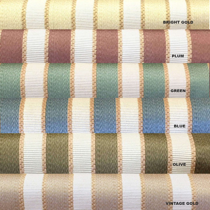 Various Colors Striped Jacquard Fabric - Classic Modern Fabrics
