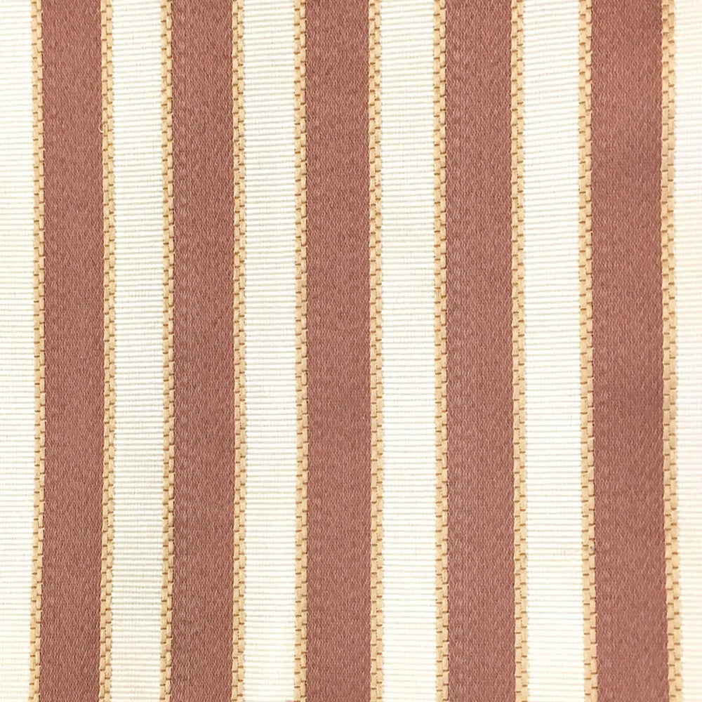 SICILY Plum Ivory Stripe - Classic Modern Fabrics