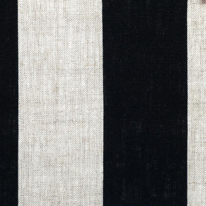 Stafford 100% Wide Linen Stripe Blue Natural Fabric - Classic & Modern