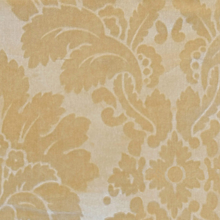 Velero Gold Floral Velvet Fabric - Classic & Modern